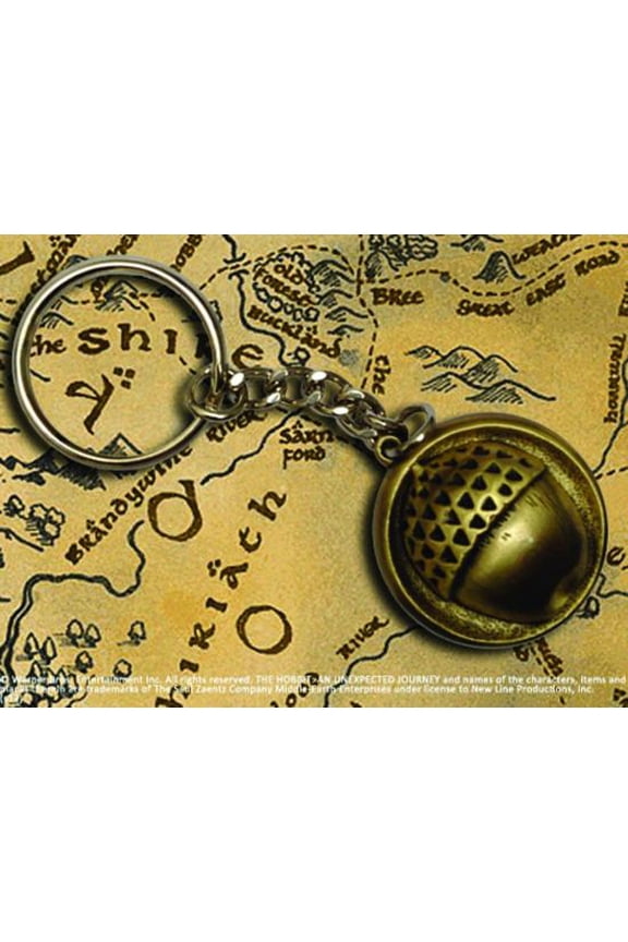 The Hobbit Bilbo Baggins' Acorn Button Keychain