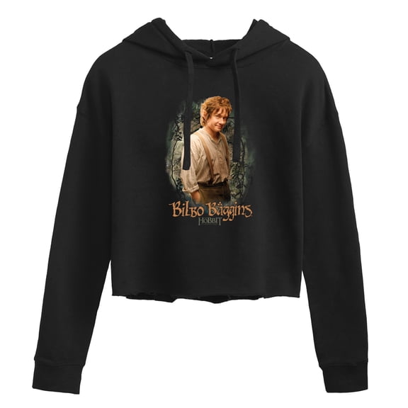 The Hobbit - Bilbo Baggins - Juniors Cropped Pullover Hoodie