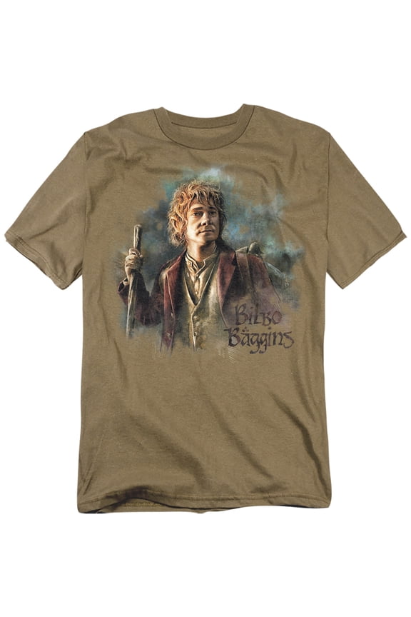 The Hobbit T-Shirt Bilbo Baggins Unisex Graphic Tee For Men & Women Safari Green 