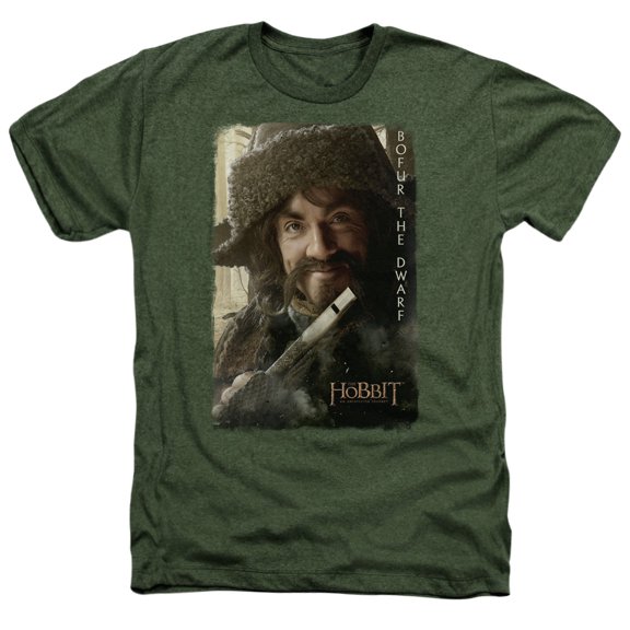 The Hobbit - Bofur - Heather Short Sleeve Shirt - Medium