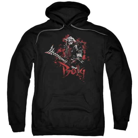 The Hobbit Bolg Adult Pullover Hoodie Sweatshirt Black