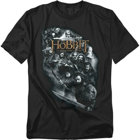 The Hobbit T-Shirt Cast of Characters Unisex Graphic Tee For Men & Women