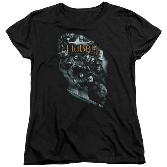 The Hobbit - Cast Of Characters - Women's Short Sleeve Shirt - Large