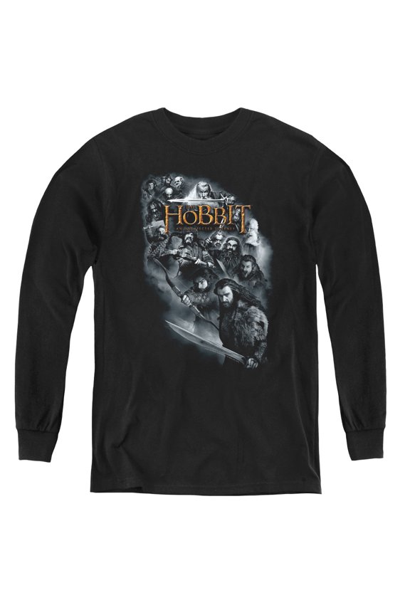 The Hobbit - Cast Of Characters - Youth Long Sleeve Shirt - Medium