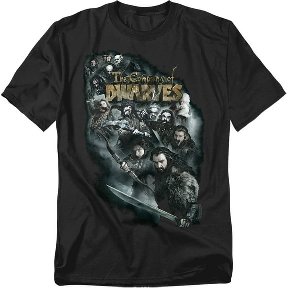 The Hobbit Company Of Dwarves Officially Licensed Adult T Shirt
