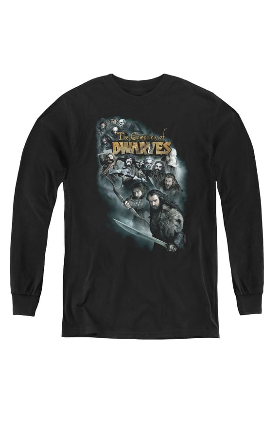 The Hobbit - Company Of Dwarves - Youth Long Sleeve Shirt - Small