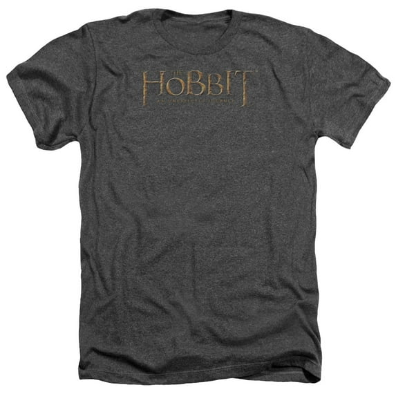 The Hobbit - Distressed Logo - Heather Short Sleeve Shirt - X-Large