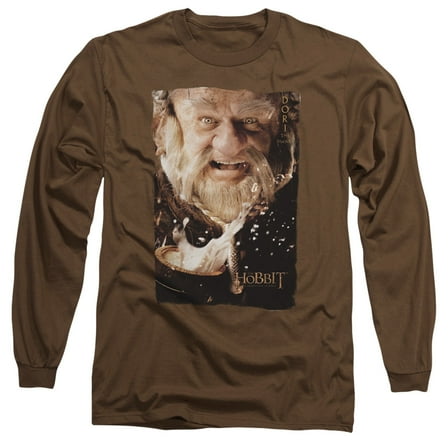 The Hobbit Dori Long Sleeve Adult 18/1 T-Shirt Coffee