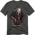 thumbnail image 1 of The Hobbit T-Shirt Dori Unisex Graphic Tee For Men & Women Charcoal, 1 of 7