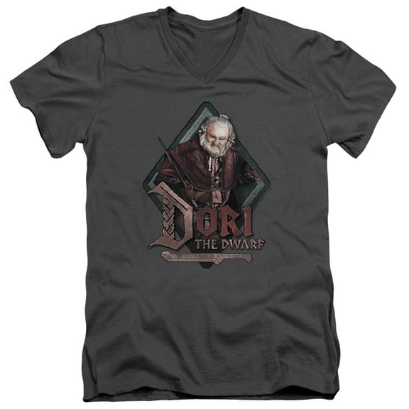 The Hobbit - Dori - Slim Fit V Neck Shirt - Large