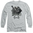 thumbnail image 1 of The Hobbit Dwalin Long Sleeve Adult 18/1 T-Shirt Silver, 1 of 2