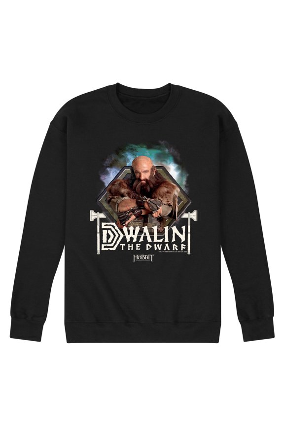 - Dwalin The Dwarf - Men's Crew Neck Fleece Pullover