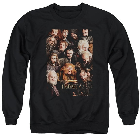 The Hobbit - Dwarves Poster - Crewneck Sweatshirt - X-Large