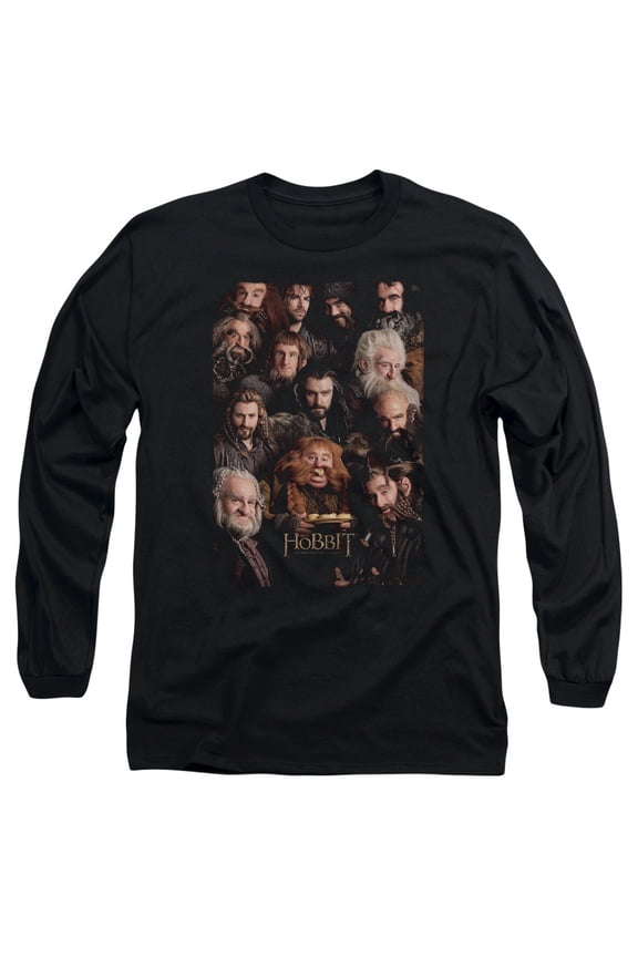 The Hobbit - Dwarves Poster - Long Sleeve Shirt - Small