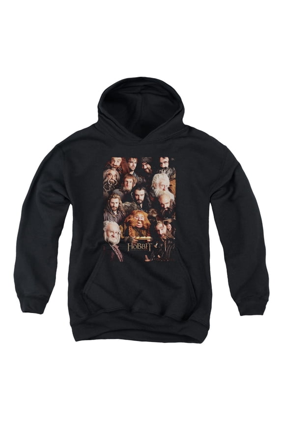 The Hobbit - Dwarves Poster - Youth Hooded Sweatshirt - Large