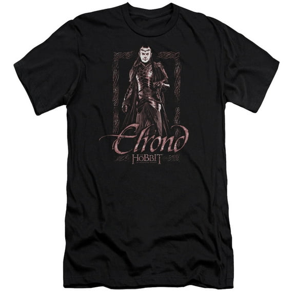 The Hobbit - Elrond Stare - Premium Slim Fit Short Sleeve Shirt - Small