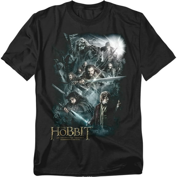 The Hobbit T-Shirt Epic Adventure Unisex Graphic Tee For Men & Women Black