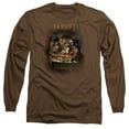 thumbnail image 1 of The Hobbit Feast Long Sleeve Adult 18/1 T-Shirt Coffee, 1 of 1