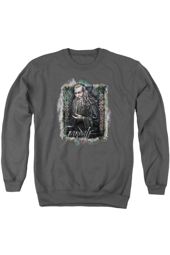 The Hobbit Gandalf Adult Crewneck Sweatshirt Charcoal
