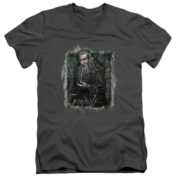 The Hobbit - Gandalf - Slim Fit V Neck Shirt - X-Large