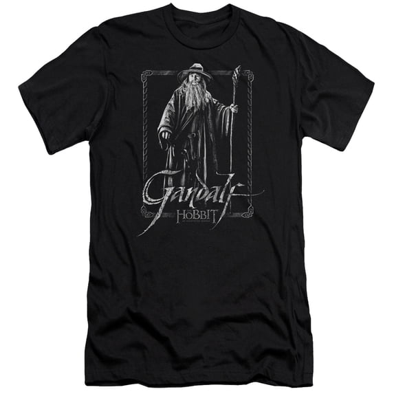 The Hobbit - Gandalf Stare - Premium Slim Fit Short Sleeve Shirt - X-Large