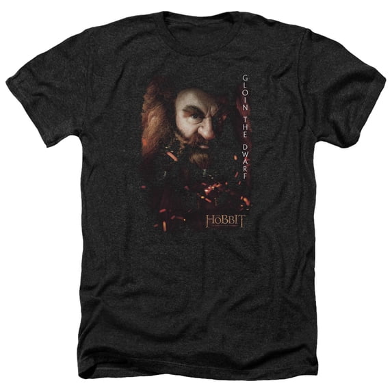 The Hobbit - Gloin Poster - Heather Short Sleeve Shirt - XXX-Large
