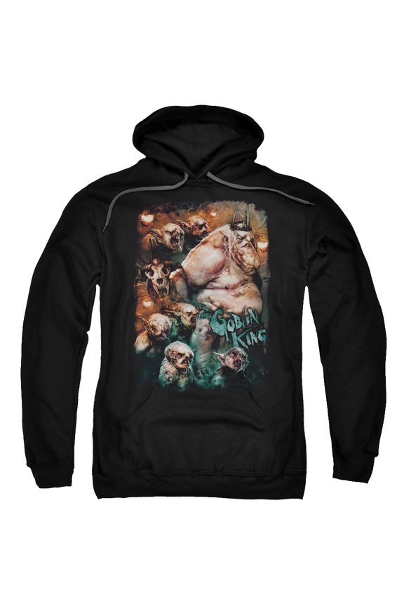 The Hobbit Goblin King Adult Pullover Hoodie Sweatshirt Black