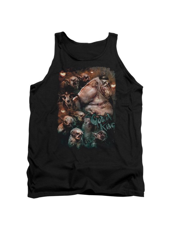 The Hobbit Goblin King Adult Tank Top Black