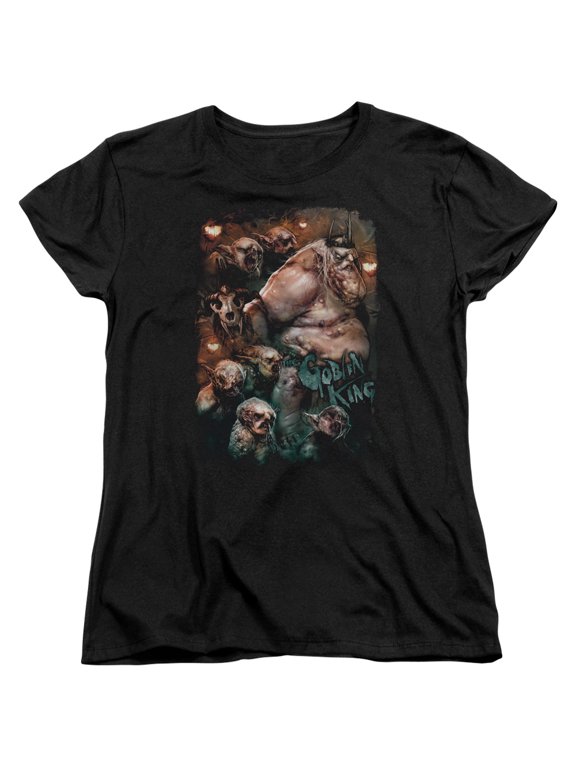 The Hobbit Goblin King S/S Women's T-Shirt Black