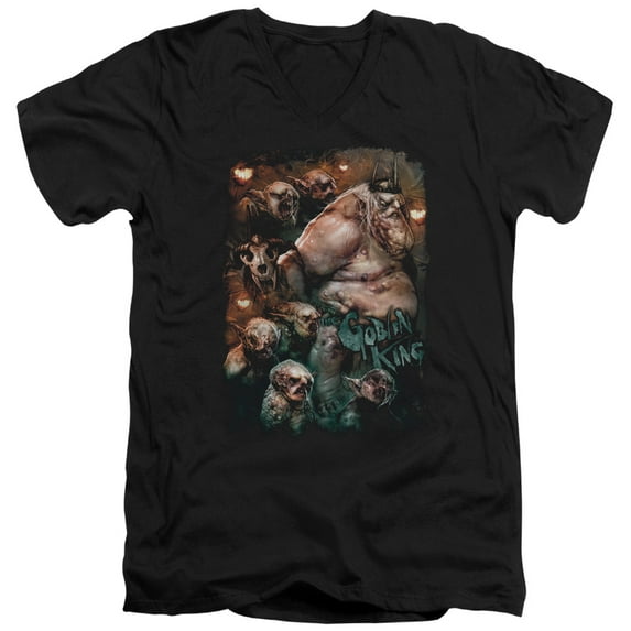 The Hobbit - Goblin King - Slim Fit V Neck Shirt - XX-Large