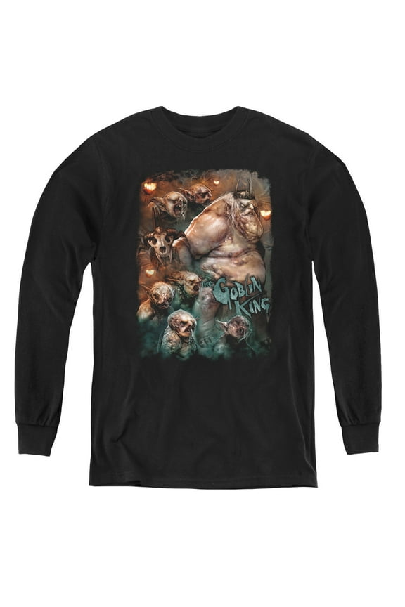 The Hobbit - Goblin King - Youth Long Sleeve Shirt - Medium