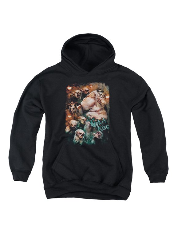 The Hobbit Goblin King Youth Pullover Hoodie Sweatshirt Black