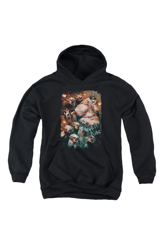 The Hobbit Goblin King Youth Pullover Hoodie Sweatshirt Black
