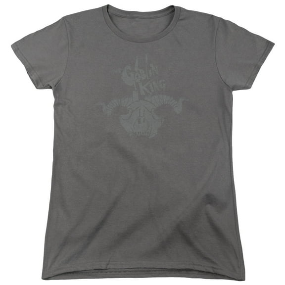 The Hobbit Golin King Symbol S/S Women's T-Shirt Charcoal