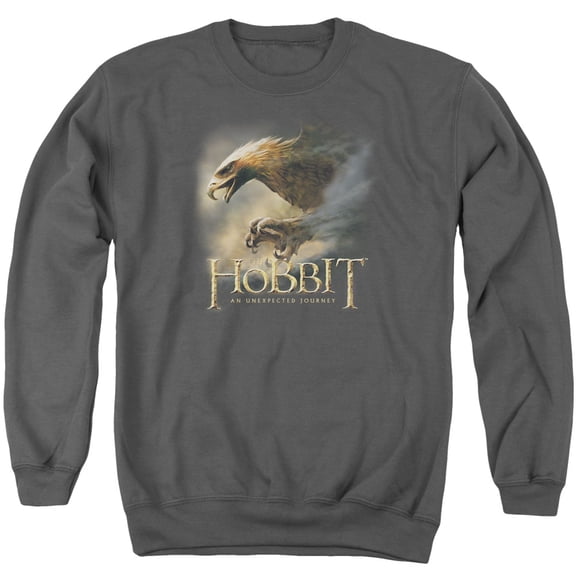 The Hobbit Great Eagle Adult Crewneck Sweatshirt Charcoal