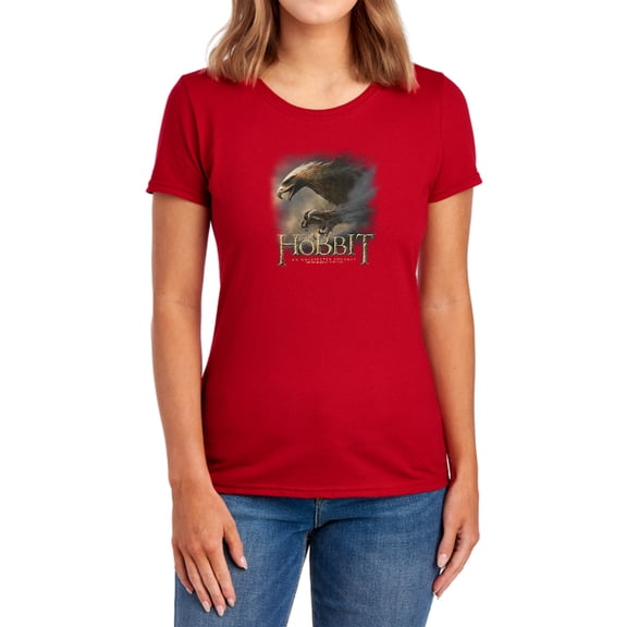 The Hobbit Great Eagle Women's T Shirt, Red, Small