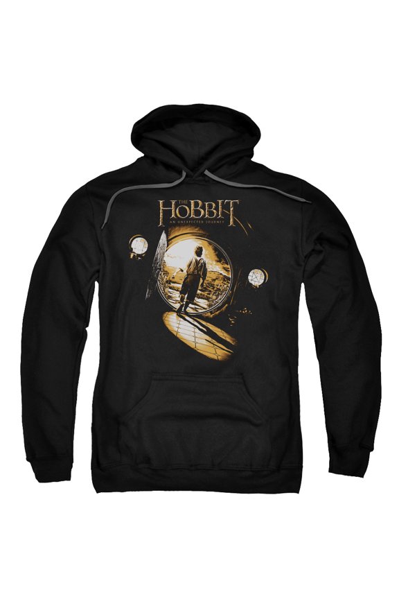 The Hobbit Hobbit Hole Adult Pullover Hoodie Sweatshirt Black