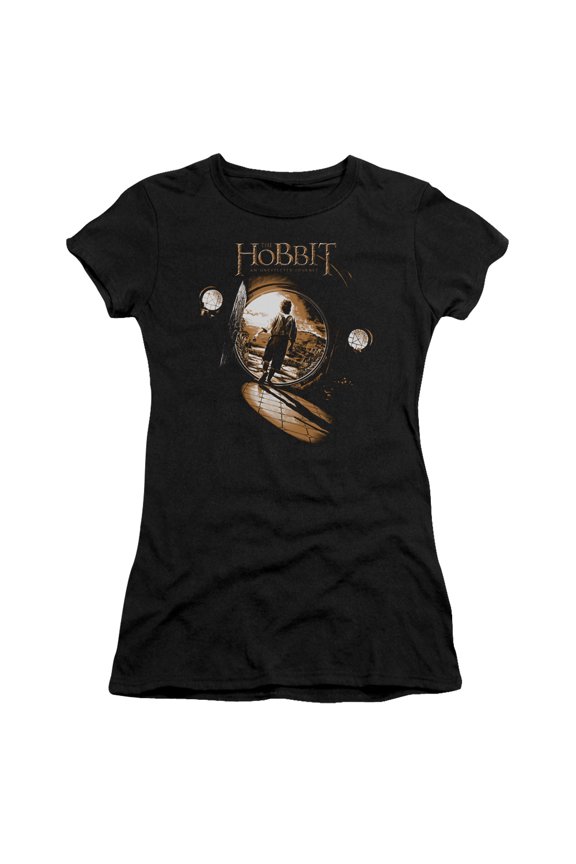 The Hobbit - Hobbit Hole - Juniors Teen Girls Cap Sleeve Shirt - Medium