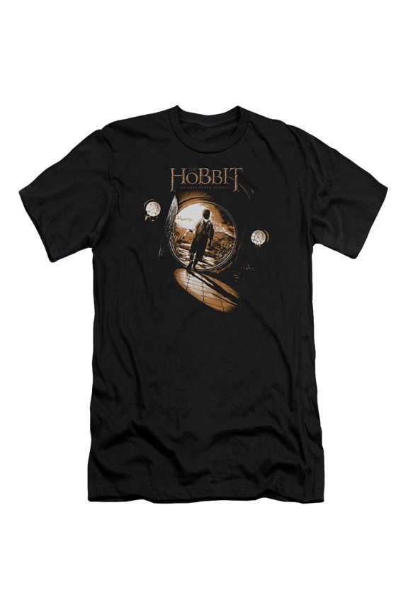 The Hobbit - Hobbit Hole - Premium Slim Fit Short Sleeve Shirt - Medium