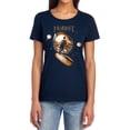 thumbnail image 1 of The Hobbit Hobbit Hole Women's T Shirt, Navy, X-Large, 1 of 6