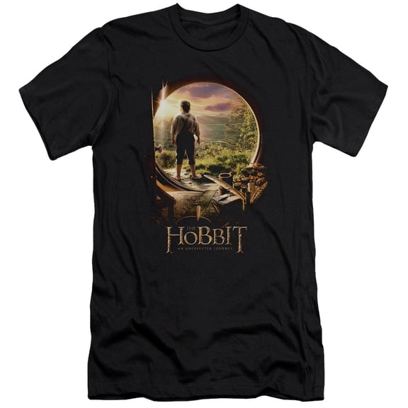 The Hobbit - Hobbit In Door - Premium Slim Fit Short Sleeve Shirt - X-Large
