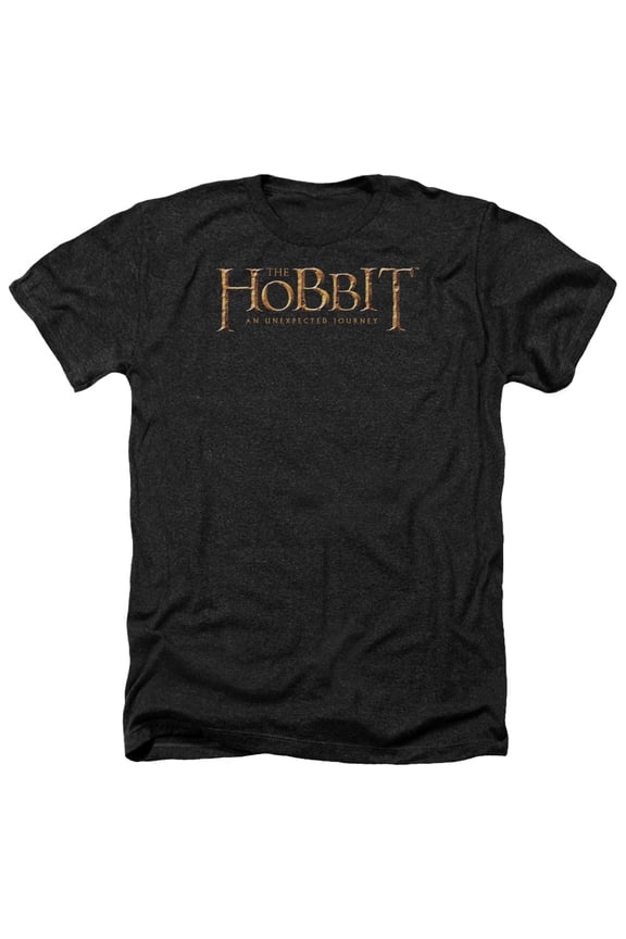 The Hobbit - Logo - Heather Short Sleeve Shirt - Large