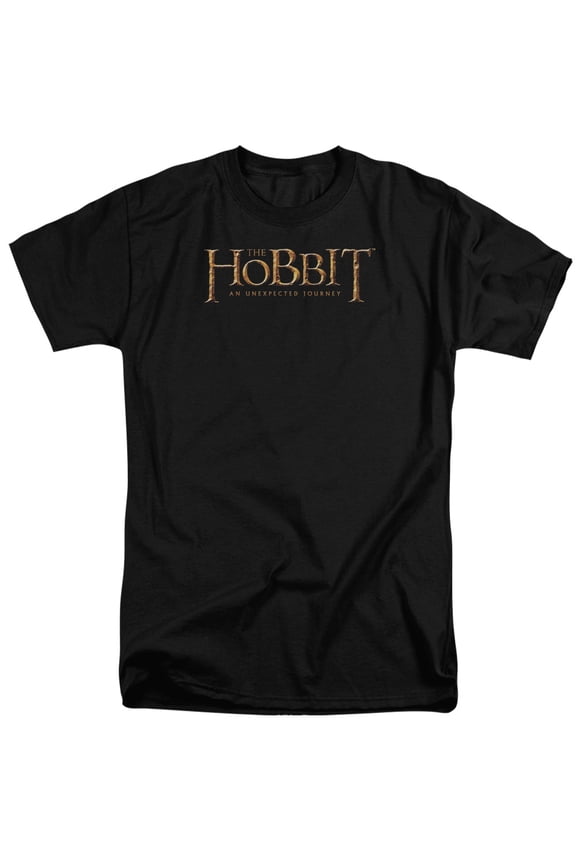 The Hobbit Logo S/S Adult Tall Black