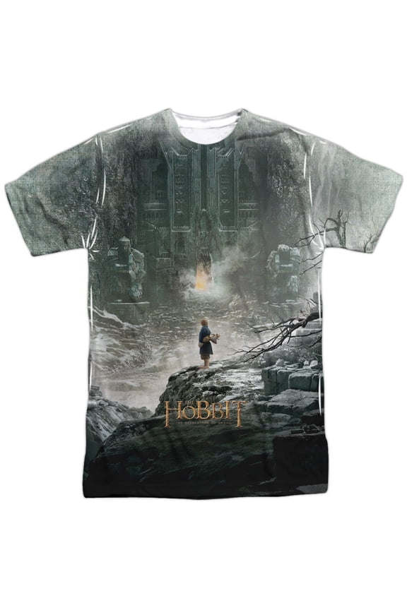The Hobbit Men's Big Poster Sublimation T-shirt White