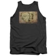 thumbnail image 1 of The Hobbit-Middle Earth Map Adult Tank Top - Charcoal - Small, 1 of 1