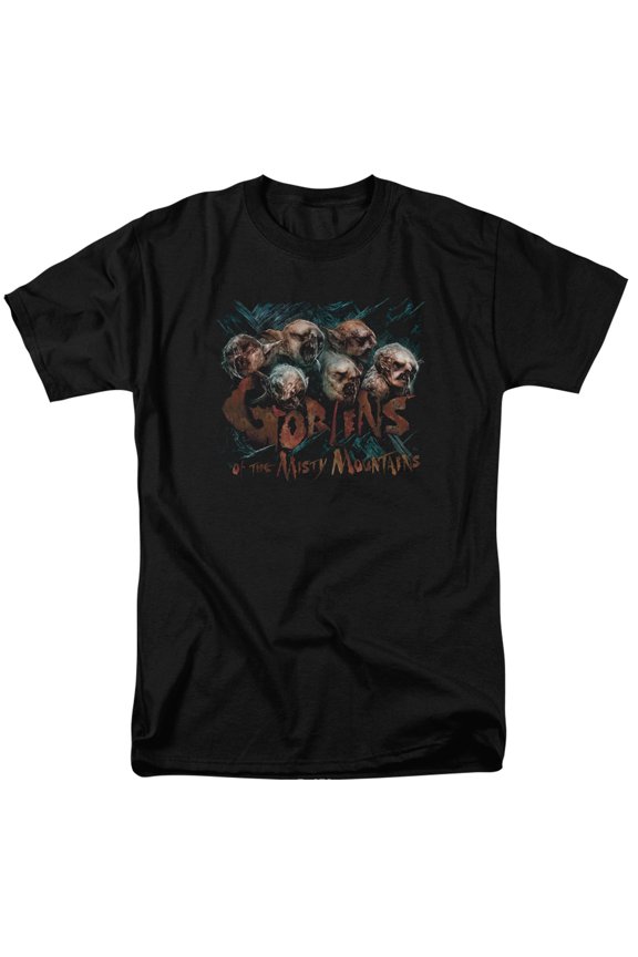 The Hobbit Misty Goblin S/S Adult 18/1 T-Shirt Black