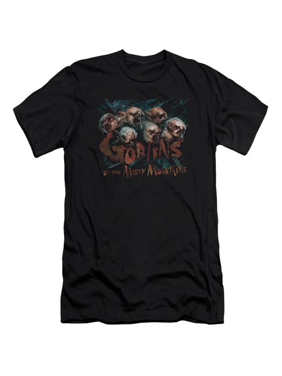 The Hobbit Misty Goblin S/S Adult 30/1 T-Shirt Black