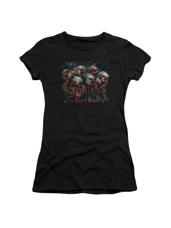 The Hobbit Misty Goblin S/S Junior Women's T-Shirt Sheer Black