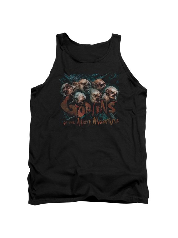 The Hobbit Misty Goblins Adult Tank Top Black