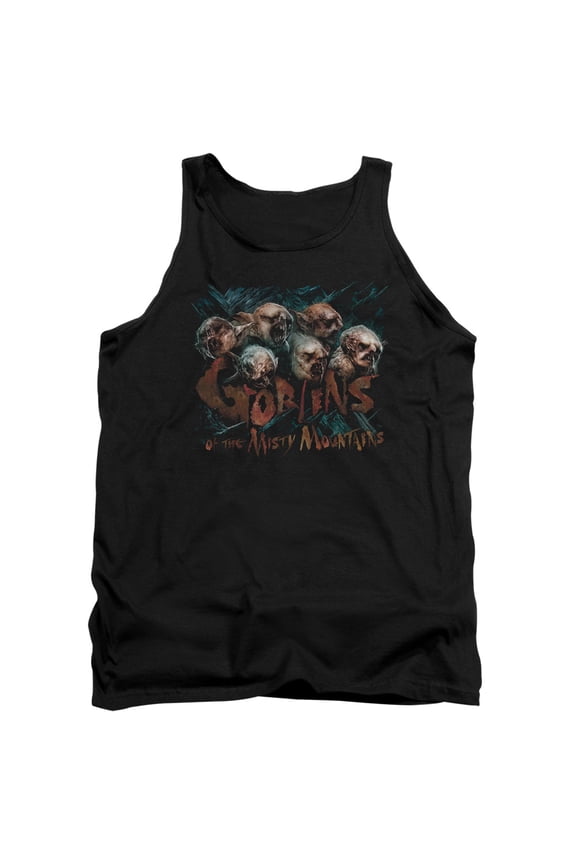 The Hobbit Misty Goblins Adult Tank Top Black